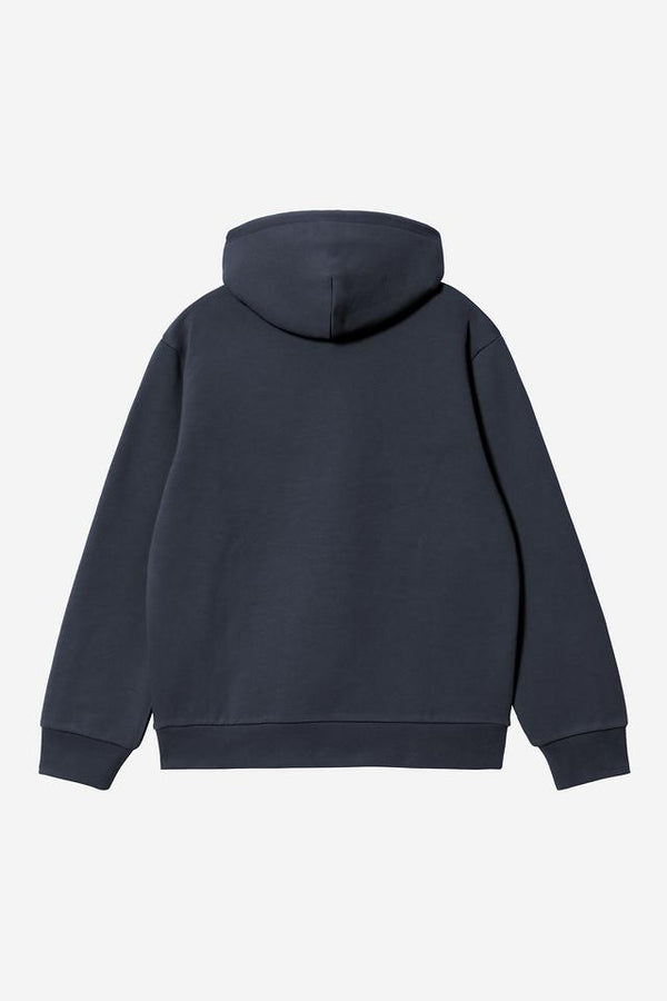 Carhartt Wip HOODED CARHARTT SWEAT Deep Night / Gentle Green