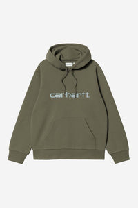 Carhartt Wip HOODED CARHARTT SWEAT Leaf / Tourmaline