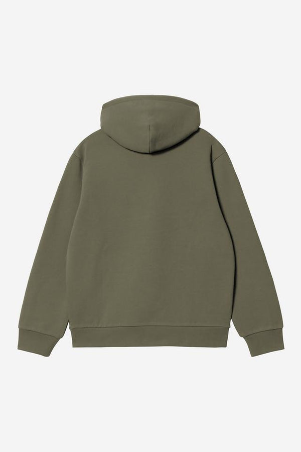 Carhartt Wip HOODED CARHARTT SWEAT Leaf / Tourmaline