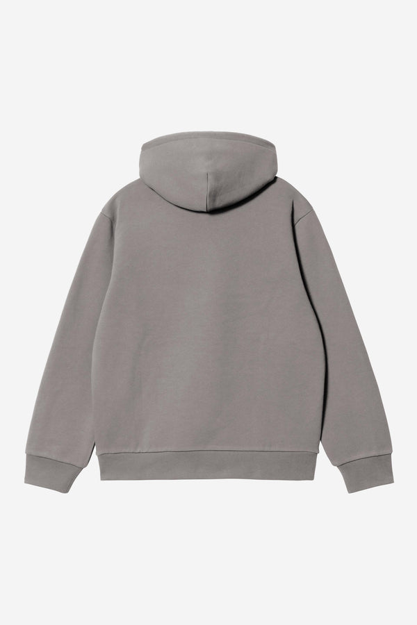 Carhartt Wip HOODED CARHARTT SWEAT Shady Grey / Dark Navy