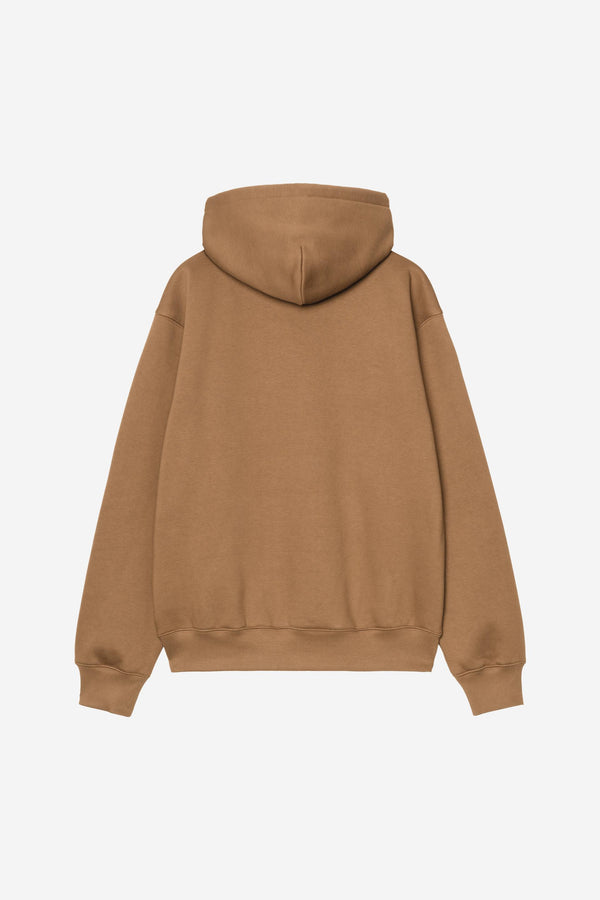Carhartt Wip HOODED CARHARTT SWEAT WIP H Brown / Black