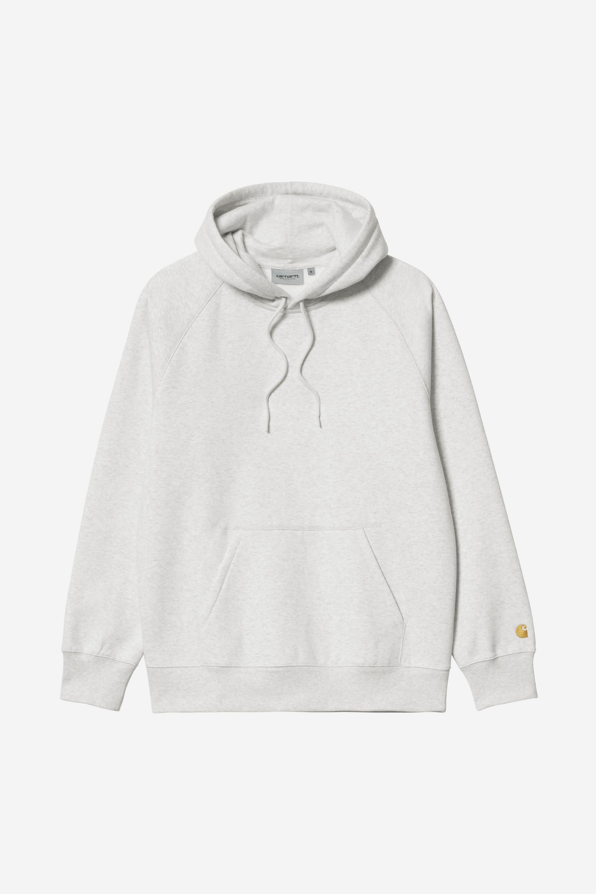 Carhartt Wip HOODED CHASE SWEAT Ash Heather/Gold