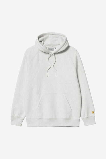 Carhartt Wip HOODED CHASE SWEAT Ash Heather/Gold