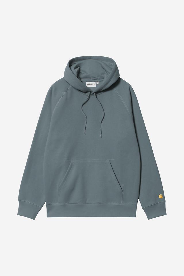 Carhartt Wip HOODED CHASE SWEAT Cozy Blue / Gold