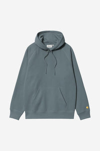 Carhartt Wip HOODED CHASE SWEAT Cozy Blue / Gold