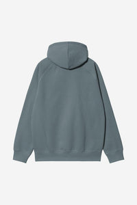 Carhartt Wip HOODED CHASE SWEAT Cozy Blue / Gold