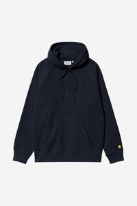 Carhartt Wip HOODED CHASE SWEAT Dark Navy / Gold