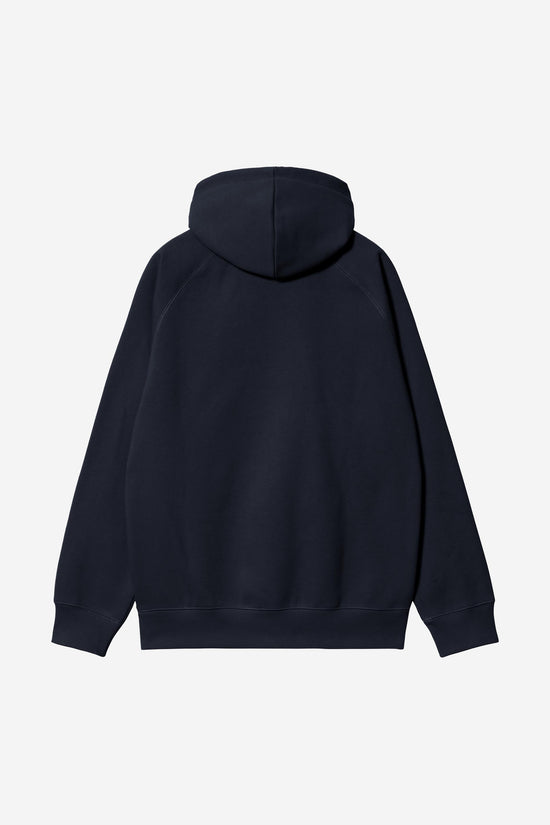Carhartt Wip HOODED CHASE SWEAT Dark Navy / Gold