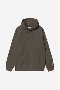 Carhartt Wip HOODED CHASE SWEAT Shungite / Gold