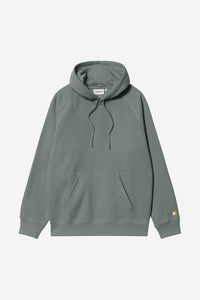 Carhartt Wip HOODED CHASE SWEAT Velvet Green / Gold