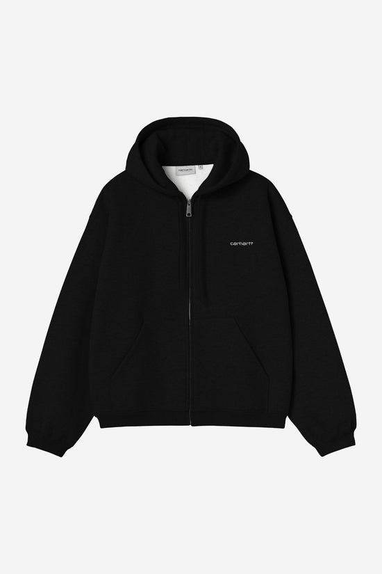 Carhartt Wip HOODED EBBERT JACKET Black / White — Carhartt WIP