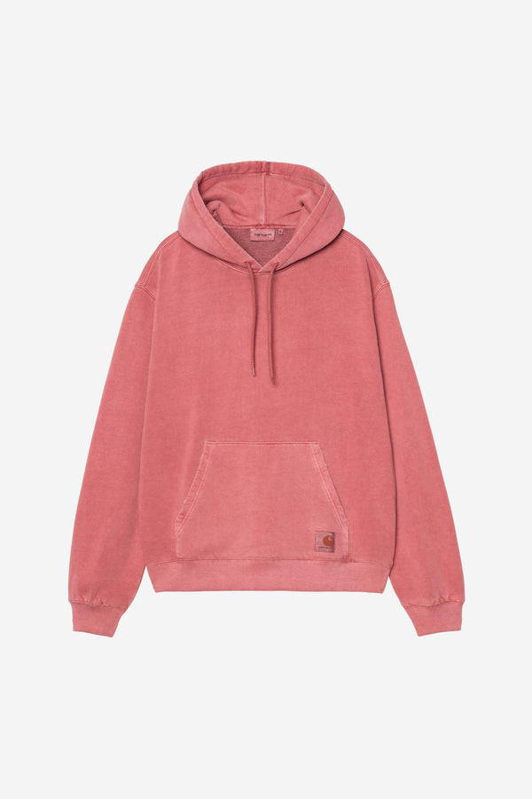 Carhartt Wip HOODED TORION SWEAT Marsala grind washed — Carhartt Wip