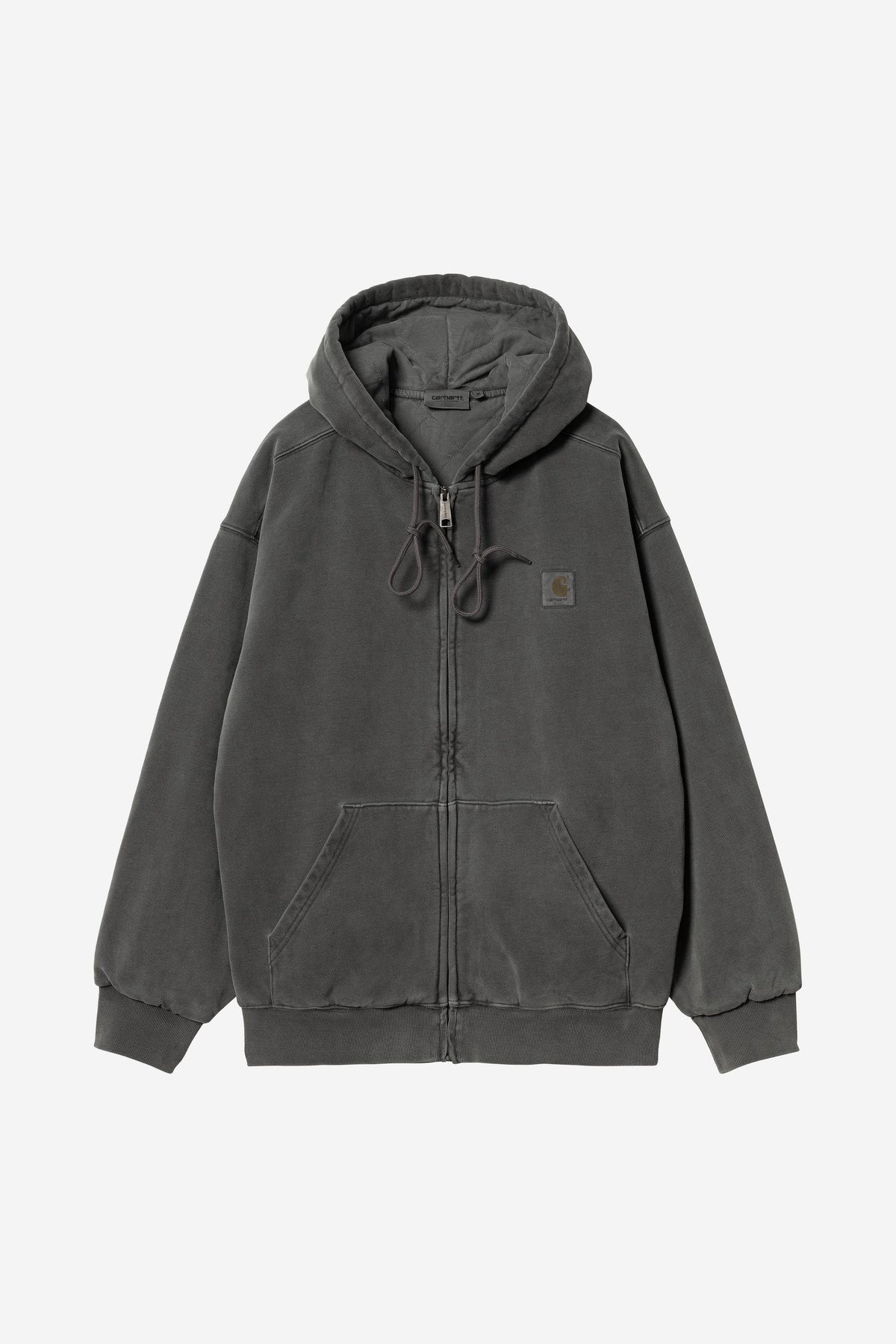 Carhartt Wip HOODED VISTA JACKET Black garment dyed