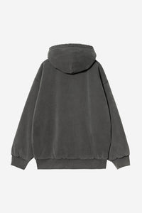 Carhartt Wip HOODED VISTA JACKET Black garment dyed