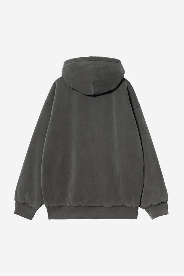 Carhartt Wip HOODED VISTA JACKET Black garment dyed