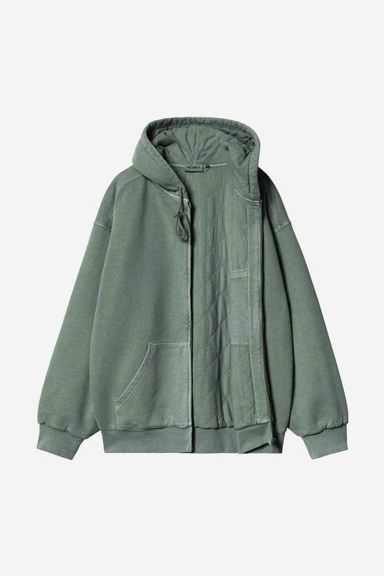 Carhartt Wip HOODED VISTA JACKET Dark Scarab garment dyed