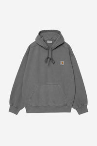 Carhartt Wip HOODED VISTA SWEAT Black garment dyed