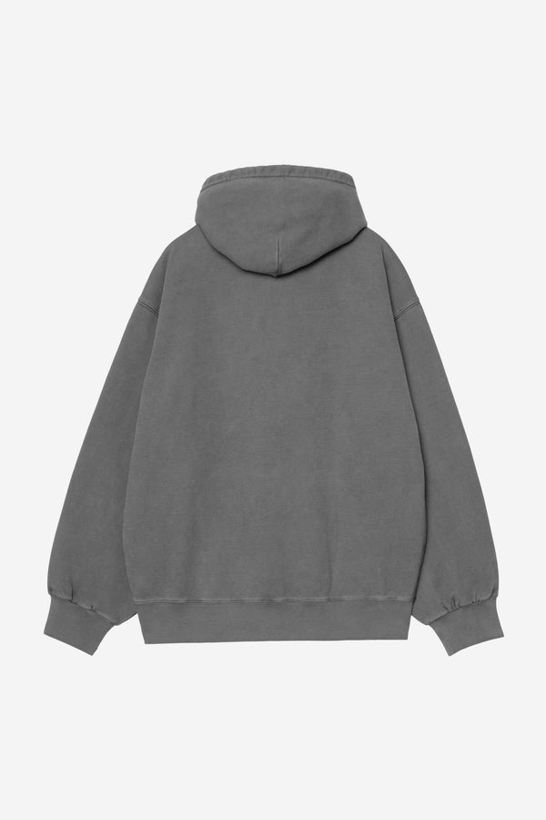 Carhartt Wip HOODED VISTA SWEAT Black garment dyed