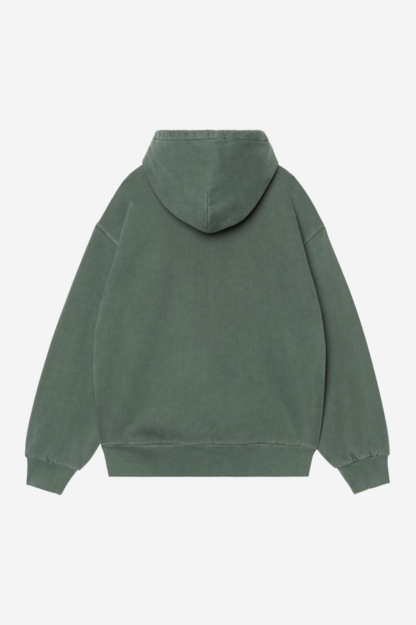 Carhartt Wip HOODED VISTA SWEAT Dark Scarab garment dyed