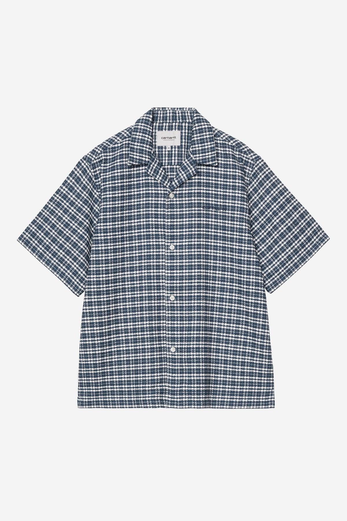 Carhartt Wip KANDER S/S SHIRT Kander Check Blue River