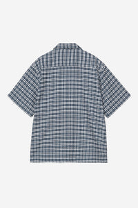 Carhartt Wip KANDER S/S SHIRT Kander Check Blue River