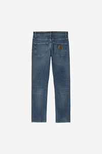 Carhartt Wip KLONDIKE PANT Blue mid used wash