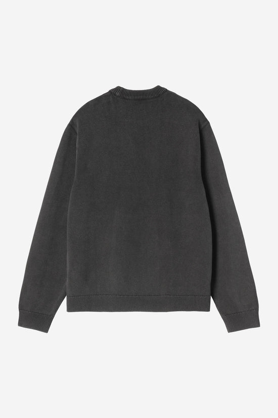 Carhartt Wip KORI SWEATER Black garment dyed