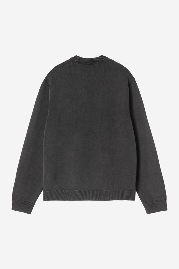 Carhartt Wip KORI SWEATER Black garment dyed