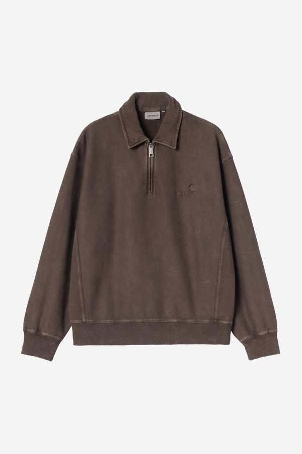 Carhartt Wip LAMBERT SWEAT Tobacco moon wash — Carhartt Wip