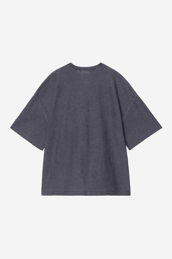 Carhartt Wip LAMBERT S/S TEE Dark Navy moon wash