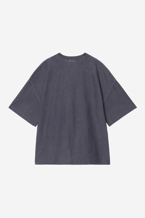 Carhartt Wip LAMBERT S/S TEE Dark Navy moon wash
