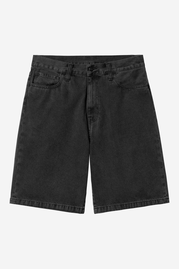 Carhartt Wip LANDON DENIM SHORT Black stone washed