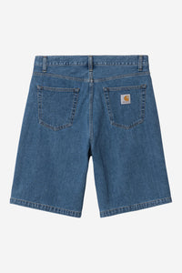 Carhartt Wip LANDON DENIM SHORT Blue heavy stone wash