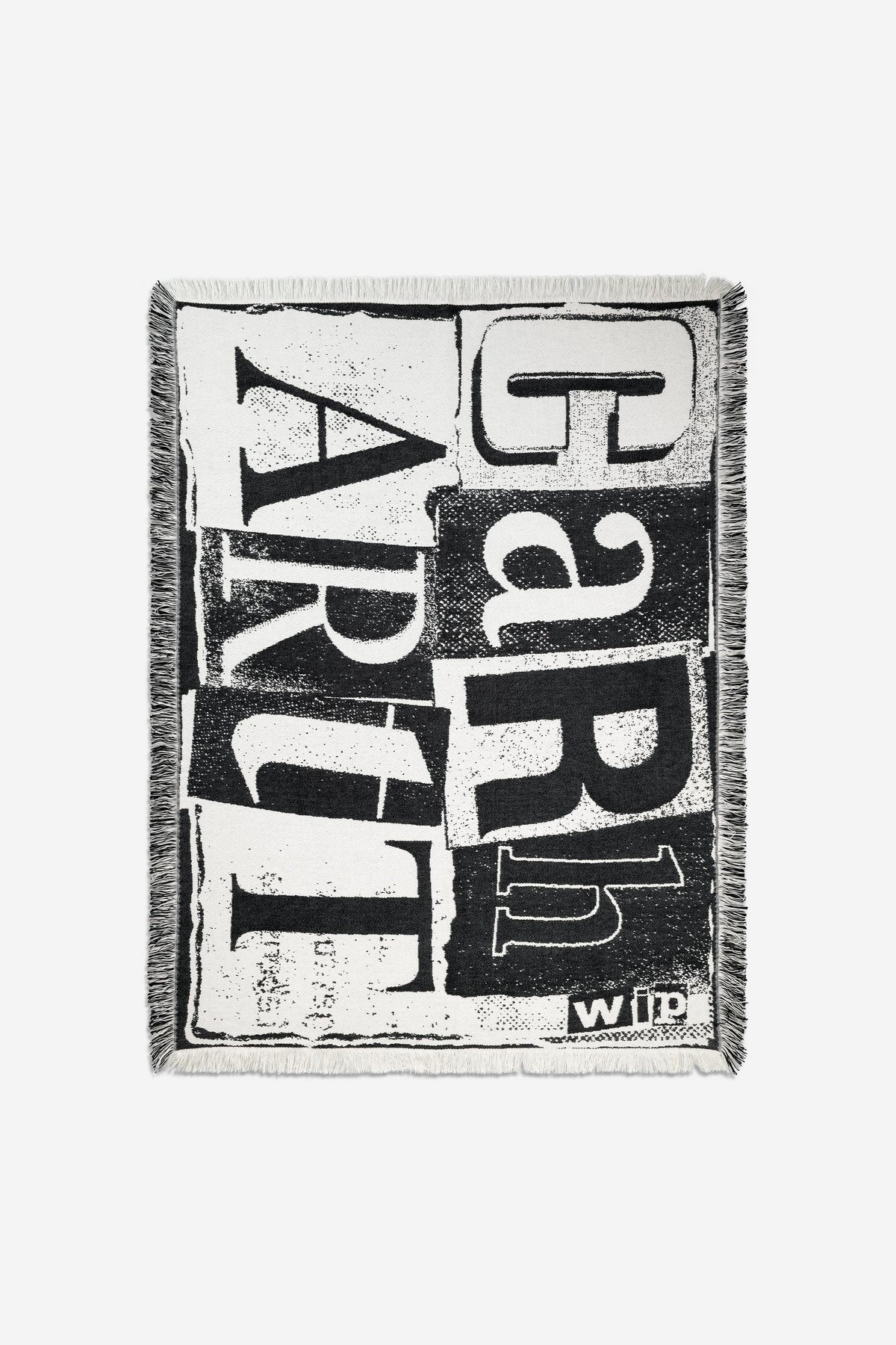 Carhartt Wip LETTERPRESS BLANKET Black / Wax