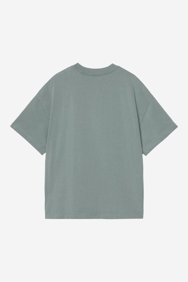 Carhartt Wip LINK SCRIPT S/S TEE Velvet Green / White