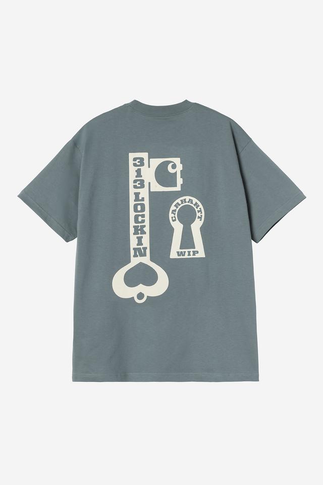 Carhartt Wip LOCKED S/S TEE Cozy Blue