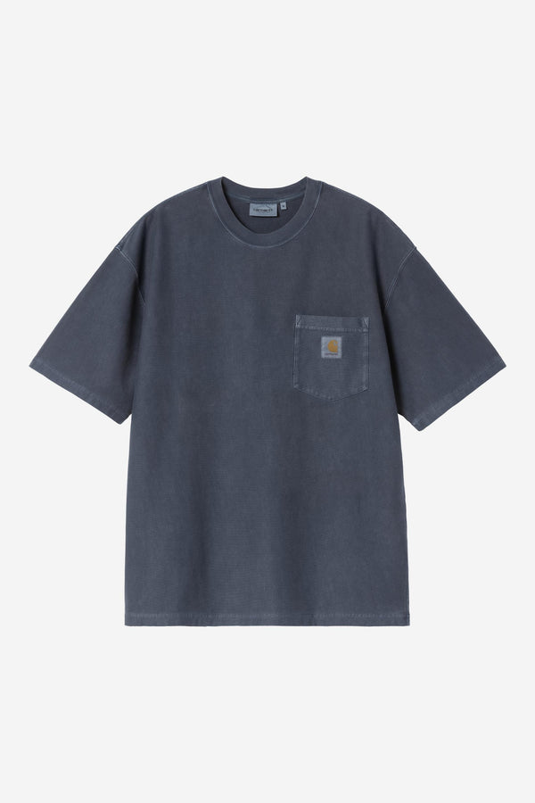 Carhartt Wip LOOSE POCKET S/S TEE Dark Navy garment dyed — Carhartt Wip