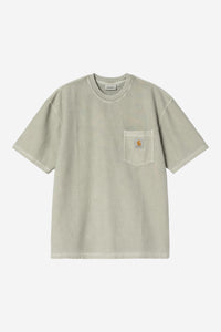 Carhartt Wip LOOSE POCKET S/S TEE Shady Green garment dyed