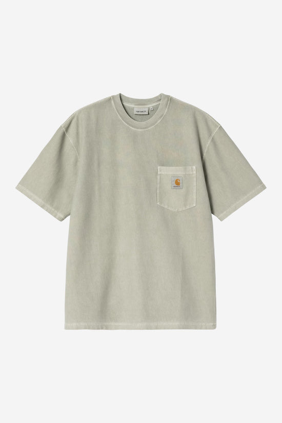 Carhartt Wip LOOSE POCKET S/S TEE Shady Green garment dyed — Carhartt WIP