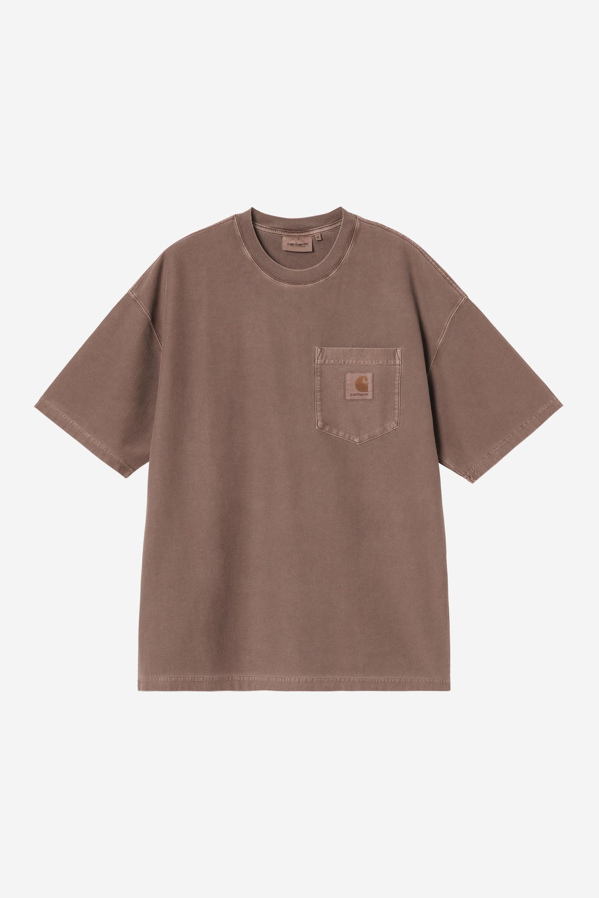 Carhartt Wip LOOSE POCKET S/S TEE Tobacco garment dyed