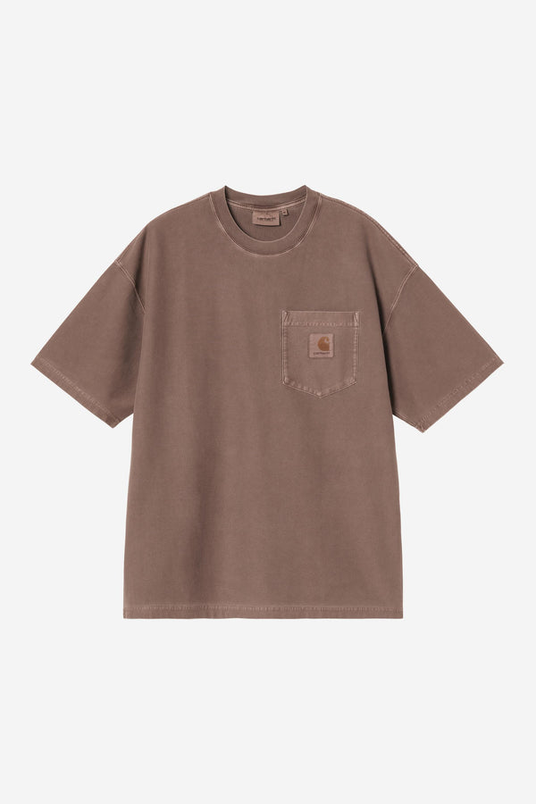 Carhartt Wip LOOSE POCKET S/S TEE Tobacco garment dyed — Carhartt Wip