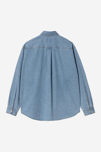 Carhartt Wip LUCAS L/S SHIRT Blue bleached