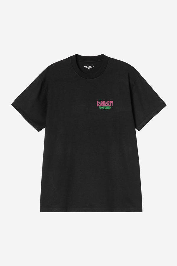 Carhartt Wip LUGGAGE LABEL S/S TEE Black — Carhartt Wip