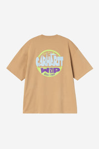 Carhartt Wip LUGGAGE LABEL S/S TEE Dusty H Brown