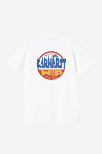 Carhartt Wip LUGGAGE LABEL S/S TEE White