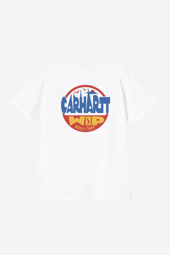 Carhartt Wip LUGGAGE LABEL S/S TEE White