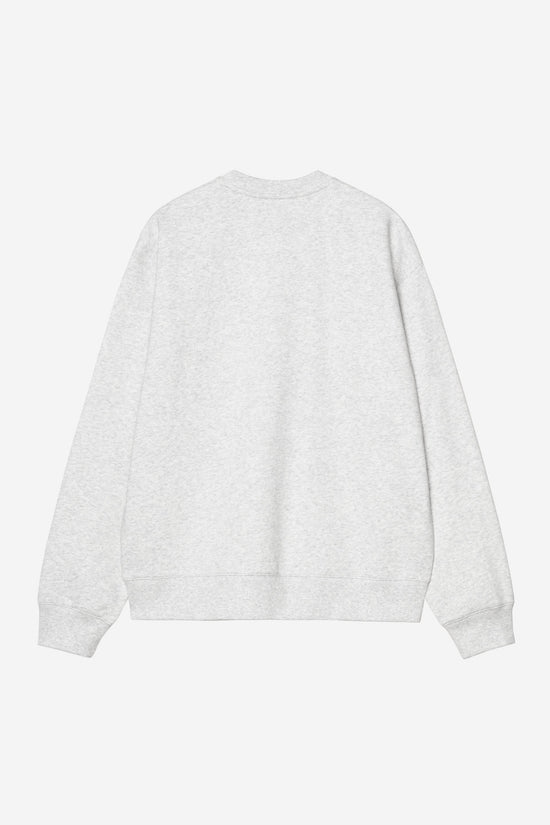 Carhartt Wip MACK SWEAT Ash Heather / Black