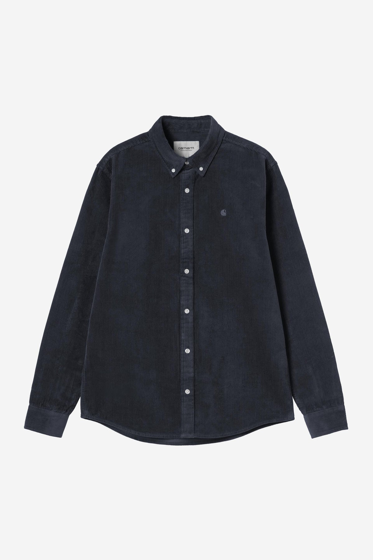 Carhartt Wip MADISON CORD L/S SHIRT Dark Navy