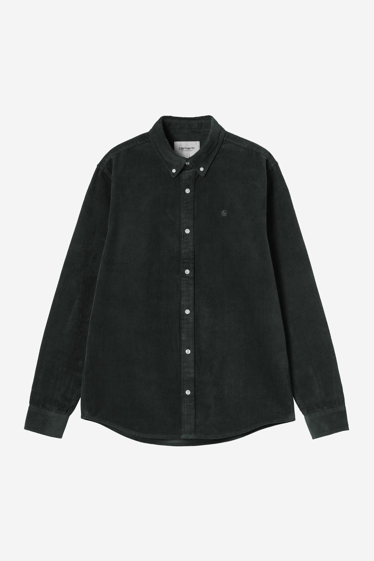 Carhartt Wip MADISON CORD L/S SHIRT Raven