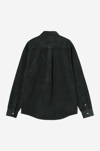 Carhartt Wip MADISON CORD L/S SHIRT Raven